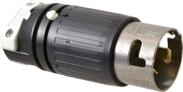 Hubbell Wiring Device-Kellems - 480 VAC, 50 Amp, NonNEMA Configuration, Industrial Grade, Self Grounding Plug - 1 Phase, 2 Poles, IP20, 0.83 to 1-1/4 Inch Cord Diameter - Strong Tooling