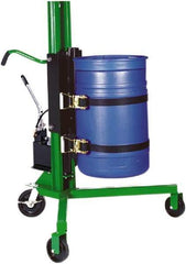 Valley Craft - 1,000 Lb Load Capacity, 30, 55 & 85 Gal Drum Lifter - For 30 Gal, 55 Gal & 85 Gal Drums - Strong Tooling