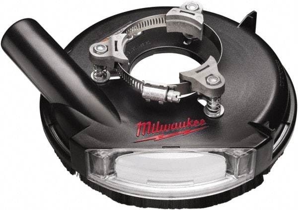 Milwaukee Tool - 7" Diam Grinder Dust Shroud - For Use with Sanders/Grinders - Strong Tooling