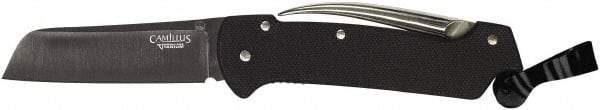 Clauss - 2-3/4" Blade, Drop Point Folding Knife - G-10, 1 Blade, 1 Edge - Strong Tooling