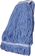 Ability One - 1-1/4" Medium Blended Fiber Loop End Mop Head - 2 Ply, Clamp Jaw Connection - Strong Tooling