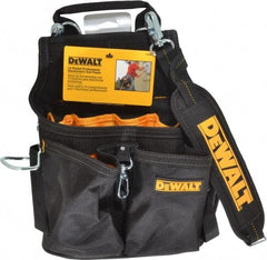 DeWALT - 14 Pocket Electrician's Holster - Ballistic Polyester, Black & Yellow, 12" Wide x 15" High - Strong Tooling