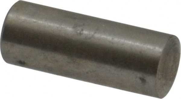 Value Collection - 4mm Diam x 10mm Pin Length 316 Stainless Steel Standard Dowel Pin - Bright Finish, 1 Rounded End - Strong Tooling