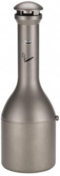 Rubbermaid - 4.1 Gal Stainless Steel Cigarette & Cigar Receptacle - 13" Wide x 39" High - Strong Tooling