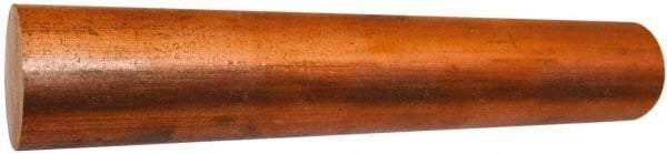 Value Collection - 9/16 Inch Diameter x 72 Inch Long, Copper Round Rod - Alloy 145 - Strong Tooling