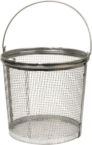 Bio-Circle - Parts Washer Basket - 209.55mm High x 228.6mm Wide x 228.6mm Long, Use with Bio-Circle Parts Washing Systems - Strong Tooling