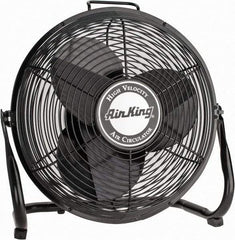 Air King - 14" Blade, 1/20 hp, 1,180, 1,470 & 1,650 CFM, Industrial Circulation Fan - Floor Stand, 120V Volts, 3 Speed - Strong Tooling