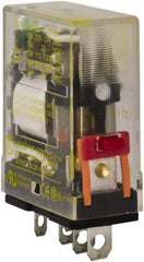 Square D - 1 hp at 240 Volt & 1/2 hp at 120 Volt, Electromechanical Plug-in General Purpose Relay - 12 Amp at 240 VAC, SPDT, 120 VAC at 50/60 Hz - Strong Tooling