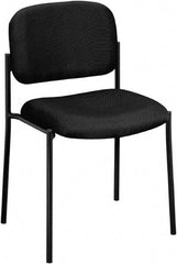 Basyx - Black Fabric Guest Stacker Chair - 21" Wide x 32" High - Strong Tooling