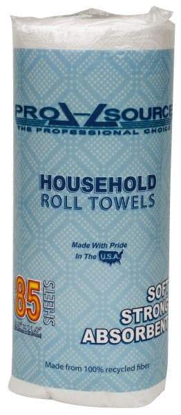 PRO-SOURCE - Perforated Roll of 2 Ply White Paper Towels - 11" Sheet Length - Strong Tooling