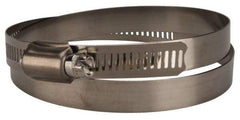 Value Collection - SAE Size 116, 5-3/4 to 7-3/4" Diam, Stainless Steel Worm Drive Clamp - 1/2" Wide, Material Grade 201 - Strong Tooling