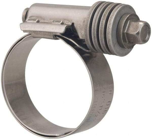 Value Collection - 13/16 to 1-1/2" Hose, 9/16" Wide x 0.6" Thick, Constant Torque Clamp - 13/16 to 1-1/2" Diam, Grade 301 & 410 Stainless Steel Screw - Strong Tooling