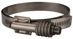 Value Collection - 3-3/4 to 4-5/8" Hose, 5/8" Wide x 0.7" Thick, Constant Torque Clamp - 3-3/4 to 4-5/8" Diam, Grade 301 & 410 Stainless Steel Screw - Strong Tooling