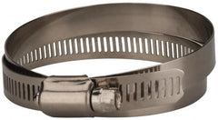 Value Collection - SAE Size 96, 4-1/2 to 6-1/2" Diam, Stainless Steel Worm Drive Clamp - 1/2" Wide, Material Grade 201 - Strong Tooling