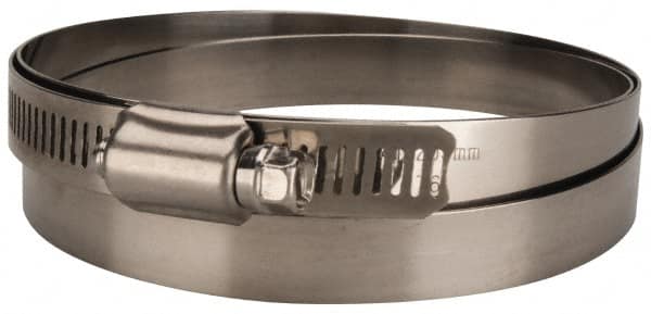 Value Collection - SAE Size 176, 9-1/2 to 11-1/2" Diam, Stainless Steel Worm Drive Clamp - 1/2" Wide, Material Grade 201 - Strong Tooling