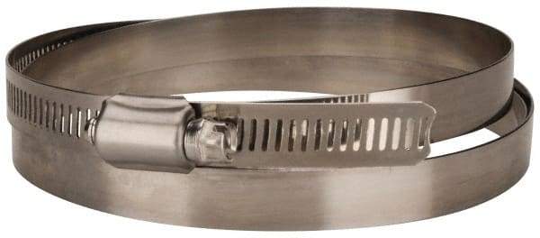 Value Collection - SAE Size 212, 11-3/4 to 13-3/4" Diam, Stainless Steel Worm Drive Clamp - 1/2" Wide, Material Grade 201 - Strong Tooling