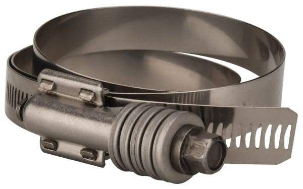 Value Collection - 5-3/4 to 6-5/8" Hose, 5/8" Wide x 0.7" Thick, Constant Torque Clamp - 5-3/4 to 6-5/8" Diam, Grade 301 & 410 Stainless Steel Screw - Strong Tooling