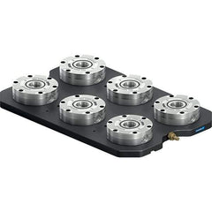 Schunk - NSL Manual CNC Quick Change Clamping Module - 6 Module Center, Top Mount, 7,500 kN Retention Force, 6 bar (87 Lb/Sq In) Unlocking Pressure, 0.005mm Repeatability - Strong Tooling