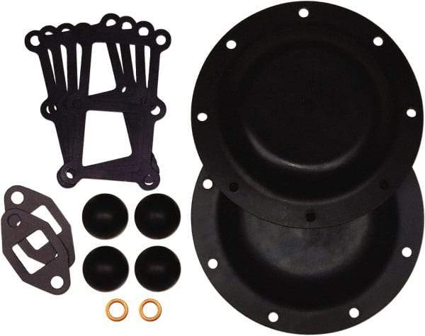 SandPIPER - Buna-N Fluid Section Repair Kit - For Use with Diaphragm Pumps - Strong Tooling