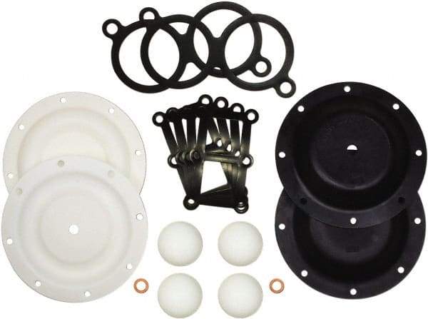 SandPIPER - 1/4" Pump, PTFE Fluid Section Repair Kit - For Use with Diaphragm Pumps - Strong Tooling