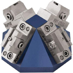 Raptor Workholding - 3/8" Jaw Width, 2.69" High Dovetail Vise - For Use with 4 & 5 Axis Workholding Systems - Strong Tooling