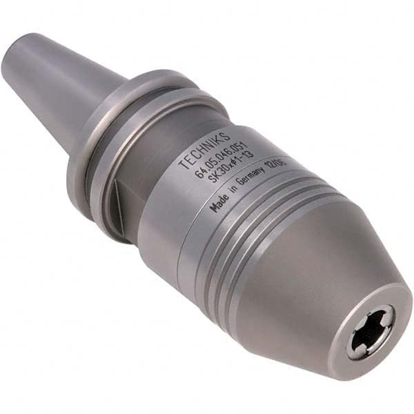 Techniks - Drill Chucks Maximum Drill Chuck Capacity (Inch): 1/2 Minimum Drill Chuck Capacity (Inch): 1/16 - Strong Tooling