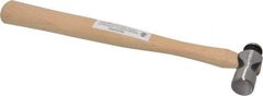 Paramount - 1/4 Lb Head Ball Pein Hammer - Wood Handle, 10-7/8" OAL - Strong Tooling