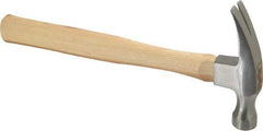 Paramount - 1 Lb Head, Straight Framing Hammer - 13" OAL, Wood Handle - Strong Tooling