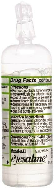 Honeywell - 4 oz, Personal Disposable Eyewash Bottle - Approved by ANSI Z358.1-2009, FDA 21 CFR 200.59 & 21 CFR 349 - Strong Tooling