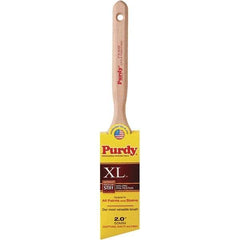 Purdy - 2" Angled Synthetic Sash Brush - 2-11/16" Bristle Length, 6" Wood Fluted Handle - Strong Tooling