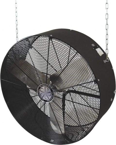 TPI - 36" Blade, Direct Drive, 1/3 hp, 6,500 & 5,400 CFM, Suspension Blower Fan - 5.6 Amps, 120 Volts, 2 Speed, Single Phase - Strong Tooling