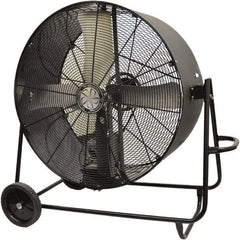 TPI - 48" Blade, Belt Drive, 1 hp, 14,400 CFM, Floor Style Blower Fan - 15 Amps, 120 Volts, 1 Speed, Single Phase - Strong Tooling