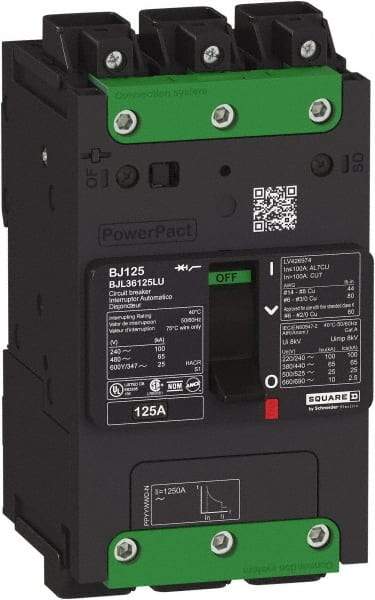 Square D - Circuit Breaker Undervoltage Release - 240 VAC Control Voltage, Use with PowerPact B-frame Circuit Breakers - Strong Tooling