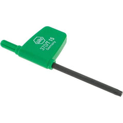 Wiha - T15 Torx Key - Flag-Style, 45mm Length Under Head, 3.1" OAL - Strong Tooling