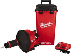 Milwaukee Tool - 18V Battery Battery Drain Cleaning Machine - For 3" Pipe, 35' Cable, 500 Max RPM - Strong Tooling