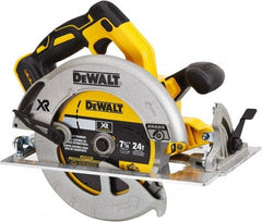 DeWALT - 20 Volt, 7-1/4" Blade, Cordless Circular Saw - 4,000 RPM, Lithium-Ion Batteries Not Included - Strong Tooling