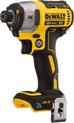 DeWALT - 20 Volt, 1/4" Drive, 152 Ft/Lb Torque, Cordless Impact Driver - Pistol Grip Handle, 3250 RPM, Bare Tool - Strong Tooling