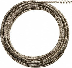 Milwaukee Tool - 5/16" x 50' Drain Cleaning Machine Cable - Inner Core, 1-1/4" to 2-1/2" Pipe, Use with Milwaukee Drain Cleaning Tools - Strong Tooling