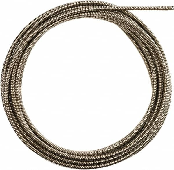 Milwaukee Tool - 5/8" x 50' Drain Cleaning Machine Cable - All-Purpose Wind, 1-1/4" to 2-1/2" Pipe, Use with Milwaukee Drain Cleaning Tools - Strong Tooling