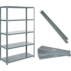 Value Collection - 60" Wide, 1-15/16 High, Open Shelving Accessory/Component - 14 Gauge Steel, Powder Coat Finish, Use with High Capacity Storage Racks - Strong Tooling