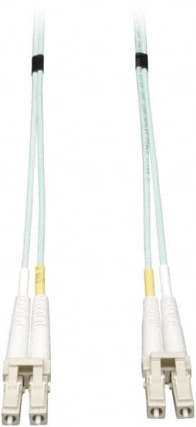 Tripp-Lite - 26' Long, LC/LC Head, Multimode Fiber Optic Cable - Aqua, Use with LAN - Strong Tooling