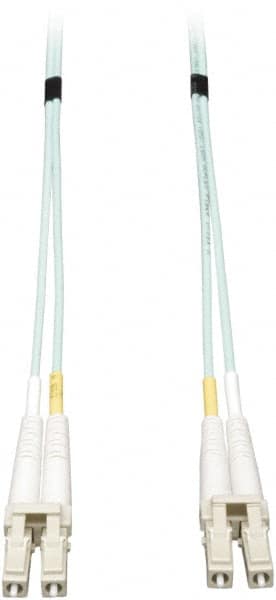 Tripp-Lite - 20' Long, LC/LC Head, Multimode Fiber Optic Cable - Aqua, Use with LAN - Strong Tooling