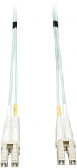 Tripp-Lite - 20' Long, LC/LC Head, Multimode Fiber Optic Cable - Aqua, Use with LAN - Strong Tooling