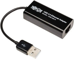 Tripp-Lite - Network Adapter - USB A Male Connector, Black, Use with 10/100Mbps Network - Strong Tooling