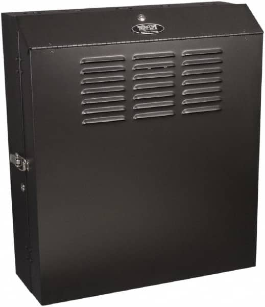 Tripp-Lite - 23-1/2" Overall Width x 5" Rack Height x 17-1/2" Overall Depth Data Cable Enclosure - 200 Lb Capacity, Black - Strong Tooling