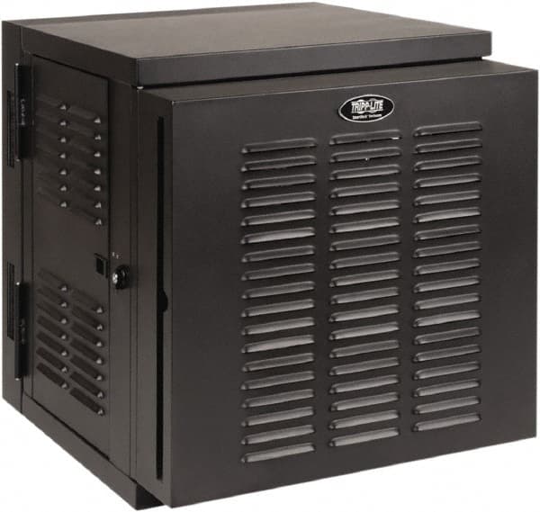 Tripp-Lite - 23.62" Overall Width x 12" Rack Height x 26.42" Overall Depth Data Cable Enclosure - 3,000 Lb Capacity, Black - Strong Tooling