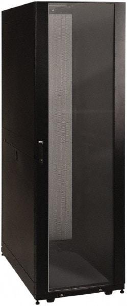 Tripp-Lite - 23.63" Overall Width x 42" Rack Height x 43" Overall Depth Data Cable Enclosure - 3,000 Lb Capacity, Black - Strong Tooling