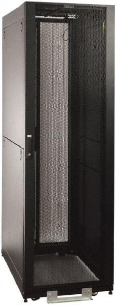 Tripp-Lite - 23.63" Overall Width x 42" Rack Height x 43" Overall Depth Data Cable Enclosure - 3,000 Lb Capacity, Black - Strong Tooling