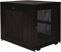 Tripp-Lite - 23.6" Overall Width x 12" Rack Height x 33-1/2" Overall Depth Data Cable Enclosure - 3,000 Lb Capacity, Black - Strong Tooling