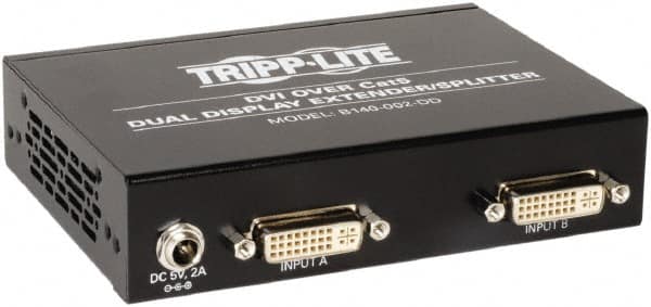 Tripp-Lite - Extender Splitter - RJ45 Connector, Black, Use with Cabling and Video Applications - Strong Tooling